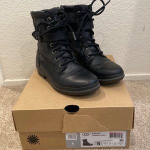 UGG black waterproof Kesey boot